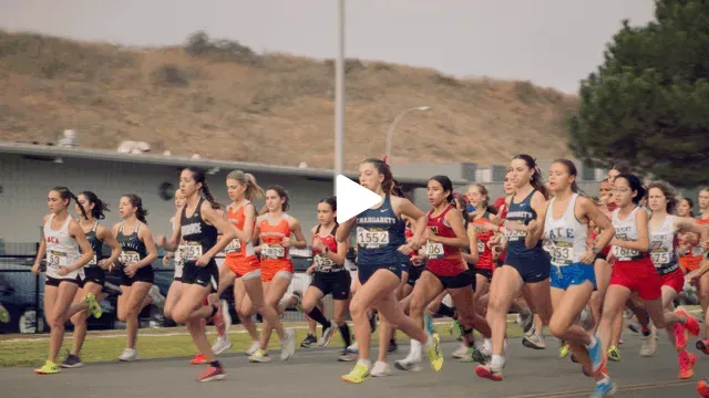 Experience the inspiring story of St. Margaret's Cross Country Team's journey to the CIF-SS Finals, expertly captured by Merchan Films in Orange County, CA.